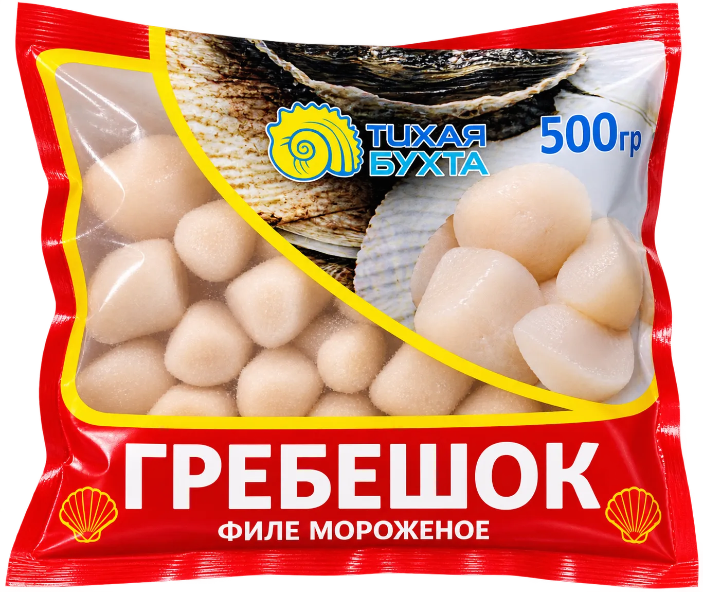 Гребешок морской, филе замороженное, 500 г